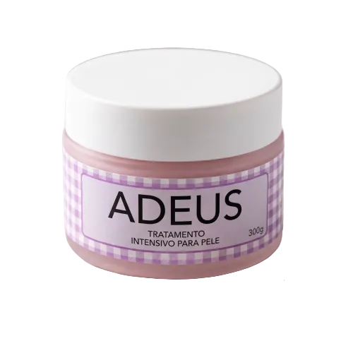 Adeus Crema Brasileña – Tratamiento Corporal Multifuncional Intensivo, Crema Rosa para Estrías con Árnica, Jengibre, Cafeína y Té Verde para una Piel Lisa y Elástica – 300g